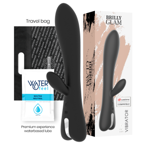 Brilly Glam Erik Vibrator met Watchme-afstandsbediening, siliconen, 22 cm Brilly Glam Erik Vibrator met Watchme-afstandsbediening, siliconen, 22 cm - Afbeelding 2