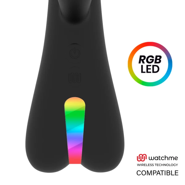 Brilly Glam Erik Vibrator met Watchme-afstandsbediening, siliconen, 22 cm