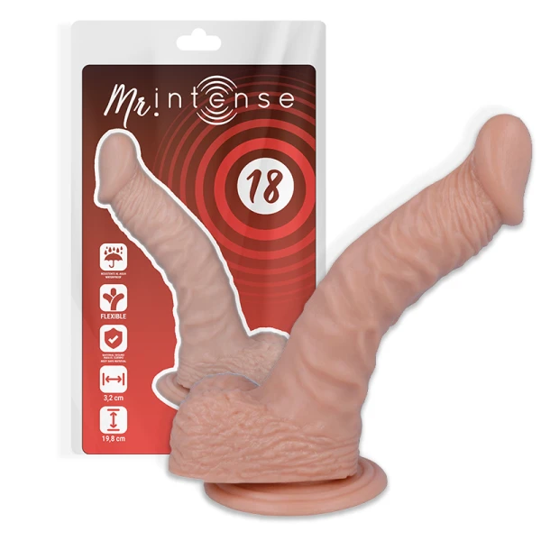 Mr. Intense Realistic Dildo met zuignap – flexibel en natuurgetrouw