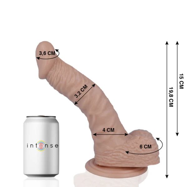 Mr. Intense Realistic Dildo met zuignap – flexibel en natuurgetrouw