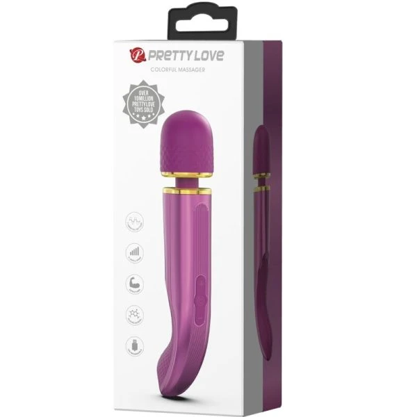Pretty Love Massager met 7 vibratiestanden, paars