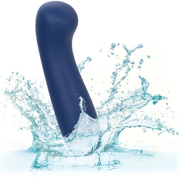Calexotics Cashmere Satin G Vibrator van vloeibaar siliconen, blauw Calexotics Cashmere Satin G Vibrator van vloeibaar siliconen, blauw