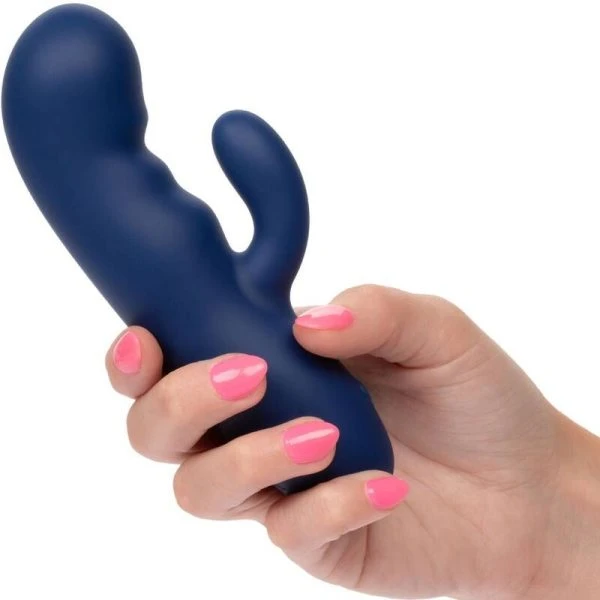 Calexotics Cashmere Silk Duo G-Punt Vibrator Blauw