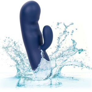 Calexotics Cashmere Silk Duo G-Punt Vibrator Blauw Calexotics Cashmere Silk Duo G-Punt Vibrator Blauw - Afbeelding 8