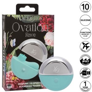 Calexotics Ovation Rave Stimulator Opgelegde Vibrator Aqua Green Calexotics Ovation Rave Stimulator Opgelegde Vibrator Aqua Green - Afbeelding 2