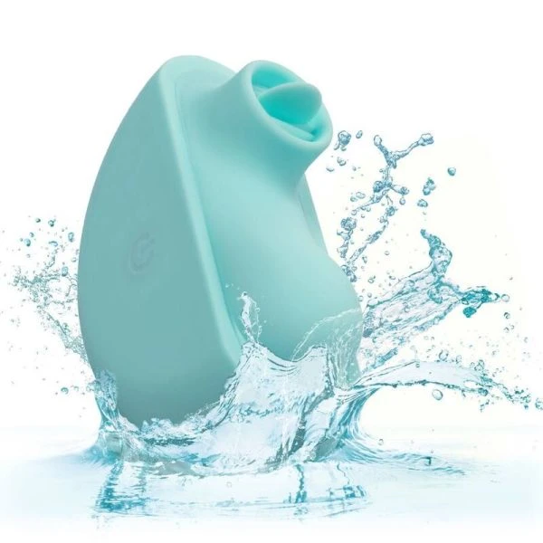 Calexotics Ovation Rave Stimulator Opgelegde Vibrator Aqua Green