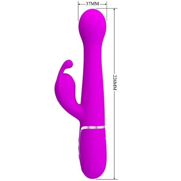 Pretty Love Dejon Rabbit Vibrator 3 in 1 Multifunktion Violett Pretty Love Dejon Rabbit Vibrator 3 in 1 Multifunktion Violett