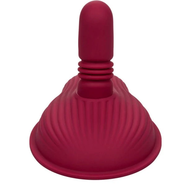 Calexotics Rider Massager Doppelmotor Stoß- und Vibrationsmassager Rot