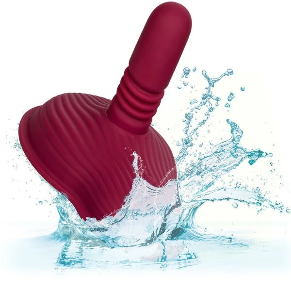 Calexotics Rider Massager Doppelmotor Stoß- und Vibrationsmassager Rot