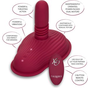 Calexotics Rider Massager Doppelmotor Stoß- und Vibrationsmassager Rot Calexotics Rider Massager Doppelmotor Stoß- und Vibrationsmassager Rot – Bild 16
