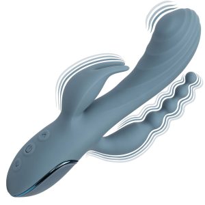Calexotics Triple Ecstasy Vibrator met Clitorisstimulator en Parelstaart grijs Calexotics Triple Ecstasy Vibrator met Clitorisstimulator en Parelstaart grijs - Afbeelding 7