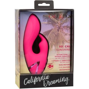 Calexotics So. CAL Sunshine Vibrator Rabbit met clitorisstimulator, Fuchsia Calexotics So. CAL Sunshine Vibrator Rabbit met clitorisstimulator, Fuchsia - Afbeelding 13