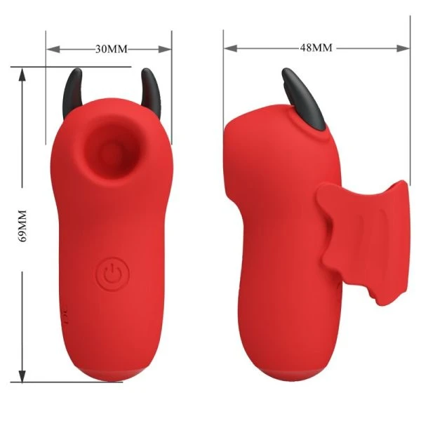 Pretty Love Magic Devil Stimulator Auflegevibrator rot