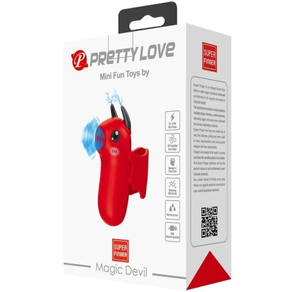 Pretty Love Magic Devil Stimulator Auflegevibrator rot