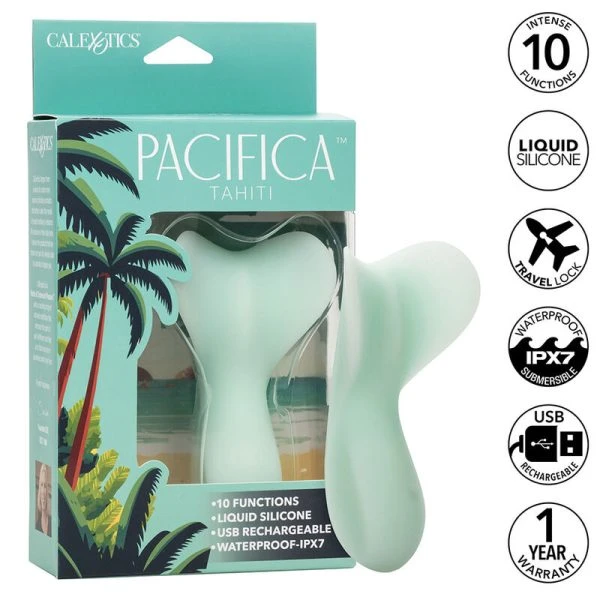 img_185637_3f24cb74fbe0ec2eea0b943309b8e5da_1.jpg Calexotics Pacifica Tahiti Teaser oplegvibrator met 10 functies, aqua