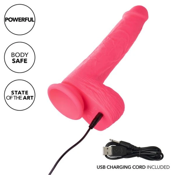 Calexotics Naturvibrator Studs Realistischer Vibrator 10 Vibrationen Rosa