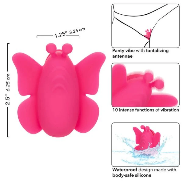 Calexotics Neon Vibes Der Flutter Vibe Opvangvibrator Roze