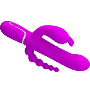 Pretty Love Cammy Triple Vibrator met clitorisstimulator en anale stimulator Pretty Love Cammy Triple Vibrator met clitorisstimulator en anale stimulator - Afbeelding 3