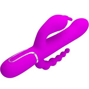 Pretty Love Cammy Triple Vibrator met clitorisstimulator en anale stimulator Pretty Love Cammy Triple Vibrator met clitorisstimulator en anale stimulator - Afbeelding 4