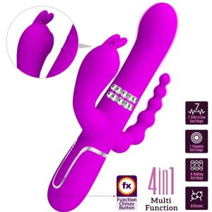Pretty Love Cammy Triple Vibrator met clitorisstimulator en anale stimulator Pretty Love Cammy Triple Vibrator met clitorisstimulator en anale stimulator - Afbeelding 9