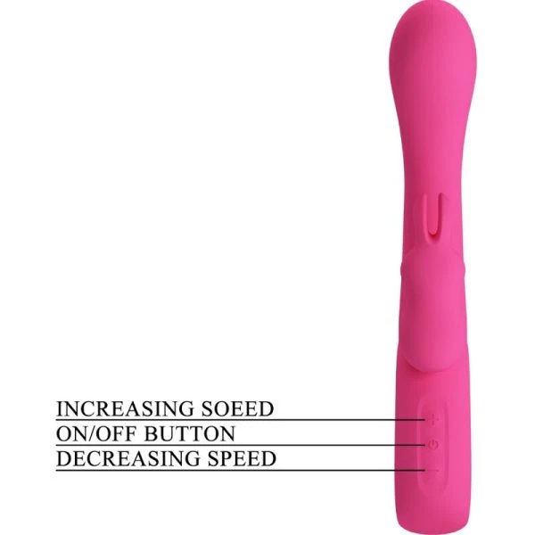 Pretty Love Novak Rabbit Vibrator mit 12 Vibrationsmodi, Rosa