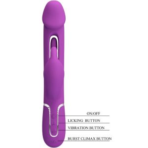 Pretty Love Kampas 3 in 1 Multifunktions-Rabbit-Vibrator mit Klitorisreizer, lila Pretty Love Kampas 3 in 1 Multifunktions-Rabbit-Vibrator mit Klitorisreizer, lila – Bild 6