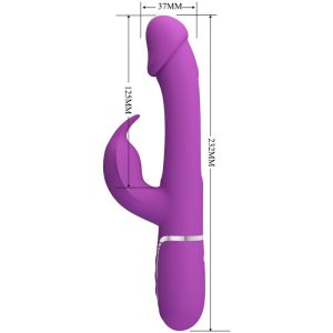 Pretty Love Kampas 3 in 1 Multifunktions-Rabbit-Vibrator mit Klitorisreizer, lila Pretty Love Kampas 3 in 1 Multifunktions-Rabbit-Vibrator mit Klitorisreizer, lila – Bild 5