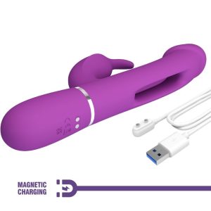 Pretty Love Kampas 3 in 1 Multifunktions-Rabbit-Vibrator mit Klitorisreizer, lila Pretty Love Kampas 3 in 1 Multifunktions-Rabbit-Vibrator mit Klitorisreizer, lila – Bild 7