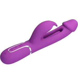 Pretty Love Kampas 3 in 1 Multifunktions-Rabbit-Vibrator mit Klitorisreizer, lila Pretty Love Kampas 3 in 1 Multifunktions-Rabbit-Vibrator mit Klitorisreizer, lila – Bild 3