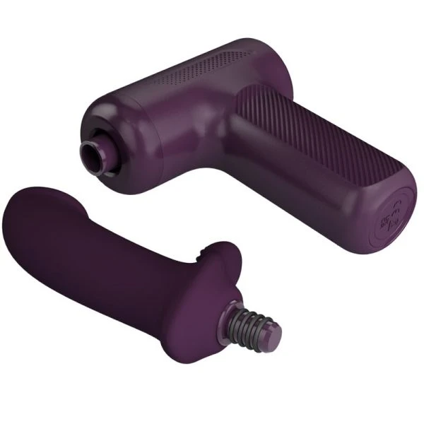 Pretty Love DJ Scholar Massager met 5 stootstanden, paars