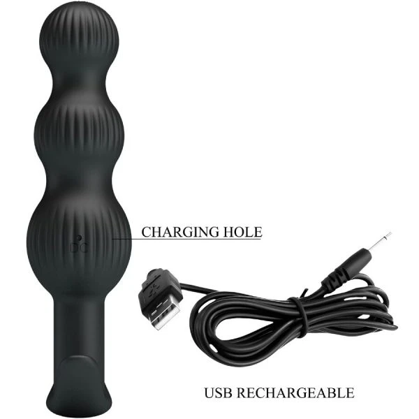 Pretty Love Sidney Anaalvibrator met 10 trillingen, siliconen Pretty Love Sidney Anaalvibrator met 10 trillingen, siliconen