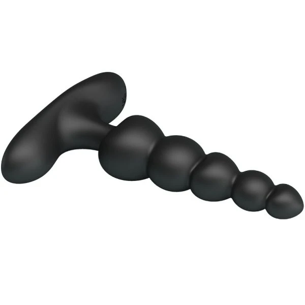 Pretty Love Corban Anale Vibrator met 10 Trillingen Zwart