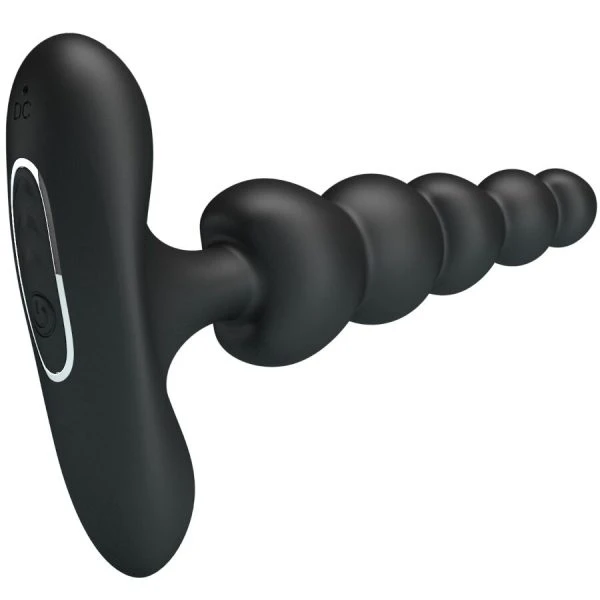 Pretty Love Corban Anale Vibrator met 10 Trillingen Zwart