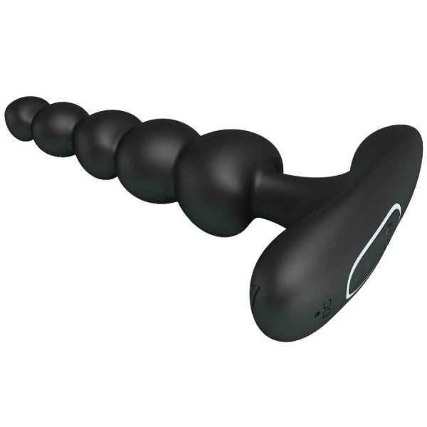 Pretty Love Corban Anale Vibrator met 10 Trillingen Zwart