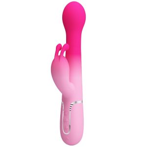 Pretty Love Dejon 3 IN 1 Multifunktions-Rabbit-Vibrator mit Perlenkette, Rosa Pretty Love Dejon 3 IN 1 Multifunktions-Rabbit-Vibrator mit Perlenkette, Rosa – Bild 2