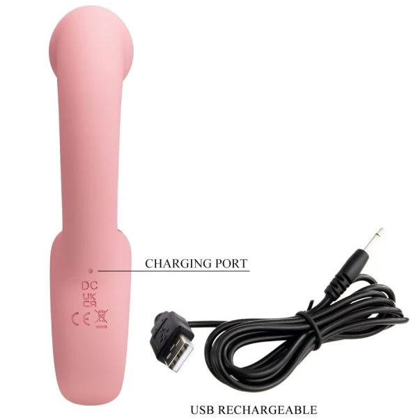 Pretty Love Erynnyes G-Punt Vibrator met Clitorisstimulator 10 Vibraties Roze Pretty Love Erynnyes G-Punt Vibrator met Clitorisstimulator 10 Vibraties Roze