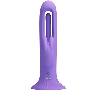 Pretty Love Killmoulis Rabbit Vibrator met 12 standen en clitorisstimulator paars Pretty Love Killmoulis Rabbit Vibrator met 12 standen en clitorisstimulator paars - Afbeelding 2