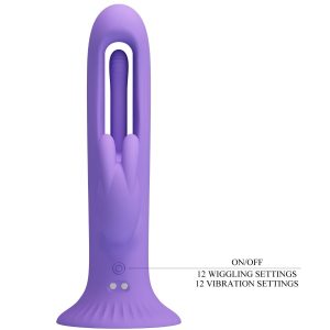 Pretty Love Killmoulis Rabbit Vibrator met 12 standen en clitorisstimulator paars Pretty Love Killmoulis Rabbit Vibrator met 12 standen en clitorisstimulator paars - Afbeelding 7