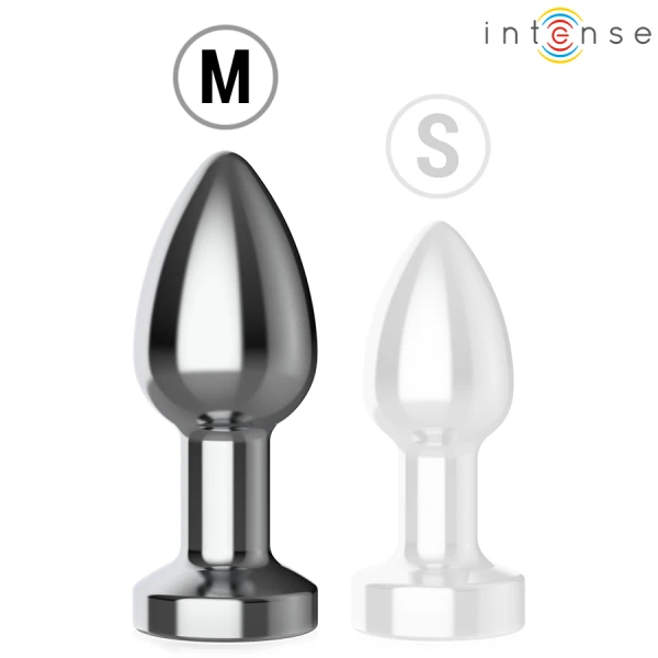 Intense Vibrerende Metalen Anale Plug met LED en Afstandsbediening