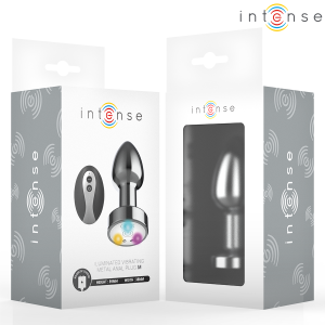Intense Vibrerende Metalen Anale Plug met LED en Afstandsbediening Intense Vibrerende Metalen Anale Plug met LED en Afstandsbediening - Afbeelding 3