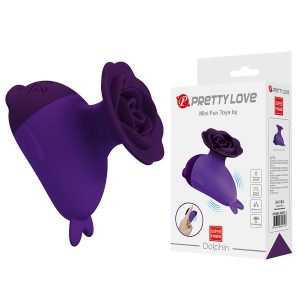 Pretty Love Dolphin Mini Vibrator met Clip, Siliconen, oplaadbaar Pretty Love Dolphin Mini Vibrator met Clip, Siliconen, oplaadbaar - Afbeelding 1