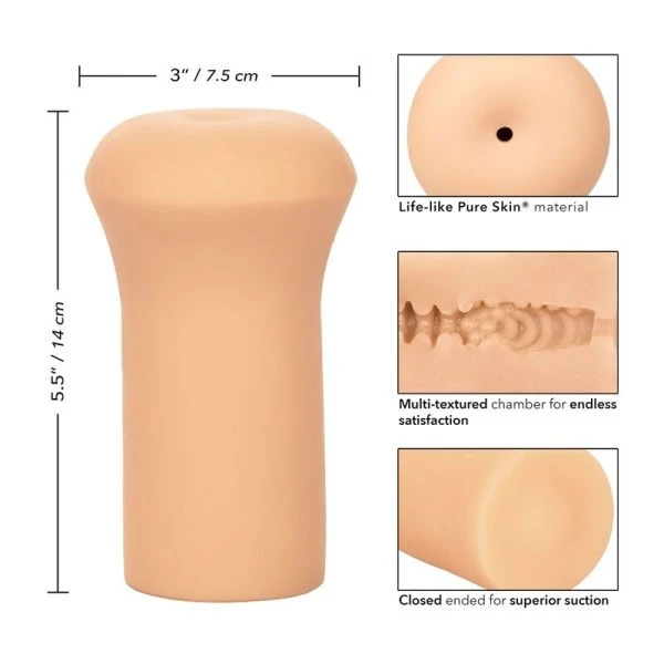 Calexotics Boundless Stroker Masturbator met vibratie, 14 x 7,5 cm