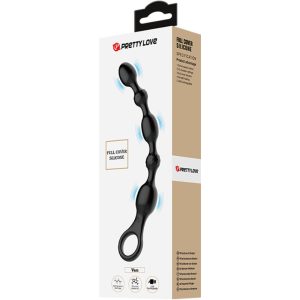 Pretty Love Analvibrator-kralenketting met 10 trillingen, siliconen, zwart Pretty Love Analvibrator-kralenketting met 10 trillingen, siliconen, zwart - Afbeelding 9