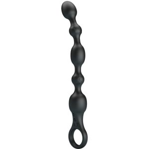 Pretty Love Analvibrator-kralenketting met 10 trillingen, siliconen, zwart Pretty Love Analvibrator-kralenketting met 10 trillingen, siliconen, zwart - Afbeelding 3