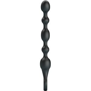 Pretty Love Analvibrator-kralenketting met 10 trillingen, siliconen, zwart Pretty Love Analvibrator-kralenketting met 10 trillingen, siliconen, zwart - Afbeelding 1