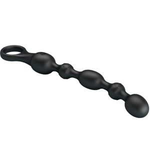 Pretty Love Analvibrator-kralenketting met 10 trillingen, siliconen, zwart Pretty Love Analvibrator-kralenketting met 10 trillingen, siliconen, zwart - Afbeelding 4