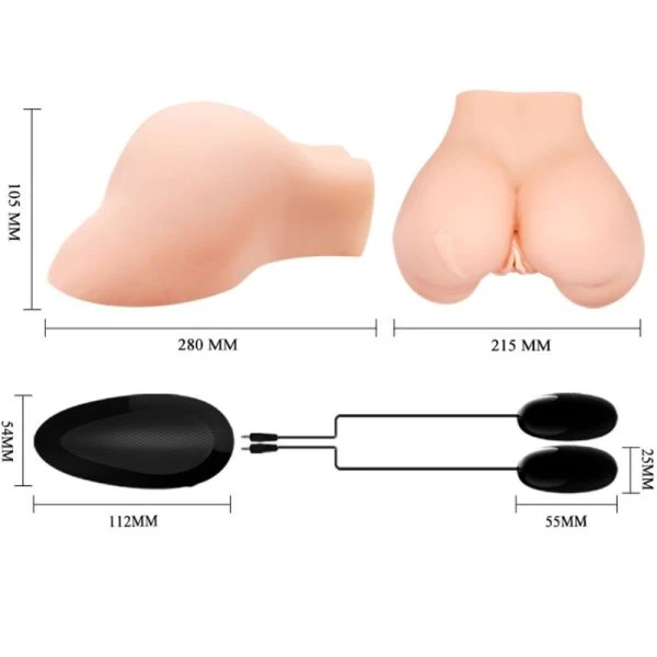 Crazy Bull Masturbator Vagina und Anus mit Vibration und Netz