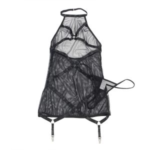 Subblime Transparante Halterjurk Zwart L/XL Subblime Transparante Halterjurk Zwart L/XL - Afbeelding 4
