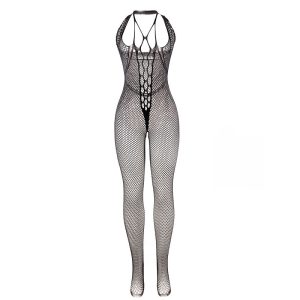 Subblime Netz-Bodystocking mit Riemen auf Brust und Rücken schwarz Subblime Netz-Bodystocking mit Riemen auf Brust und Rücken schwarz – Bild 3