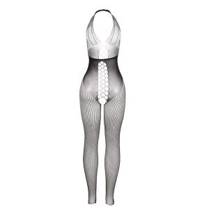 Subblime Bodystocking met open rug en kruisdetails zwart one-size Subblime Bodystocking met open rug en kruisdetails zwart one-size - Afbeelding 4